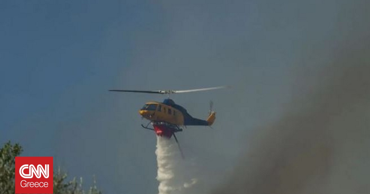 Φωτιά στη Θεσπρωτία: Νέο μέτωπο στη Γλυκή – Οι φλόγες κοντά στον οικισμό