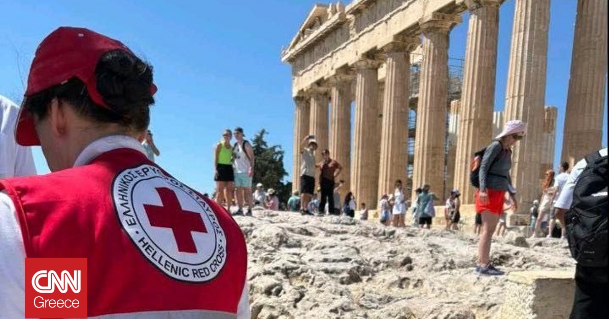 Ο Ελληνικός Ερυθρός Σταυρός αντιμετώπισε 276 έκτακτα περιστατικά σε επισκέπτες της Ακρόπολης