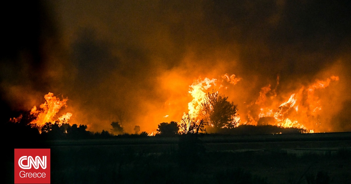 Πύρινος εφιάλτης σε Αχαΐα και Χίο: Χιλιάδες κάτοικοι απομακρύνονται, ολονύκτια μάχη με τις φλόγες