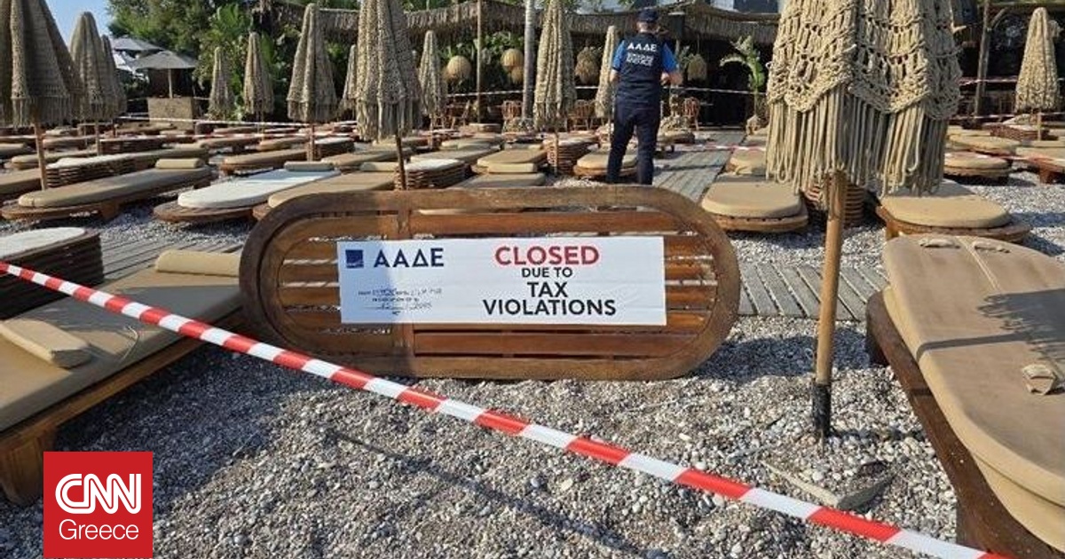 Λουκέτο και πρόστιμο 10.500 ευρώ από την ΑΑΔΕ σε beach restaurant στην Ρόδο
