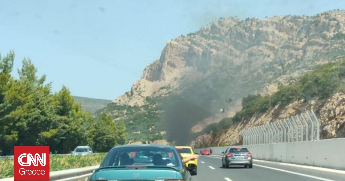 Όχημα παραδόθηκε στις φλόγες στην Εθνική Οδό Κορίνθου – Τρίπολης