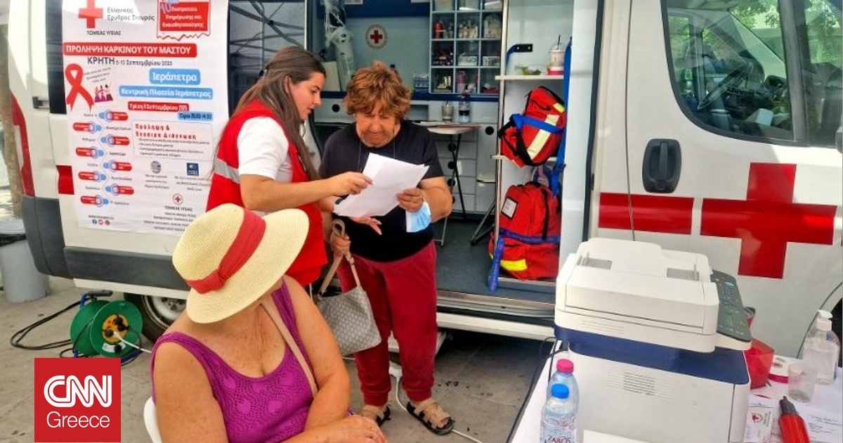 Ελληνικός Ερυθρός Σταυρός: 10ήμερο οδοιπορικό σε όλη την Κρήτη για θέματα Υγείας και Πρόληψης Ελληνικός Ερυθρός Σταυρός: 10ήμερο οδοιπορικό σε όλη την Κρήτη για θέματα Υγείας και Πρόληψης