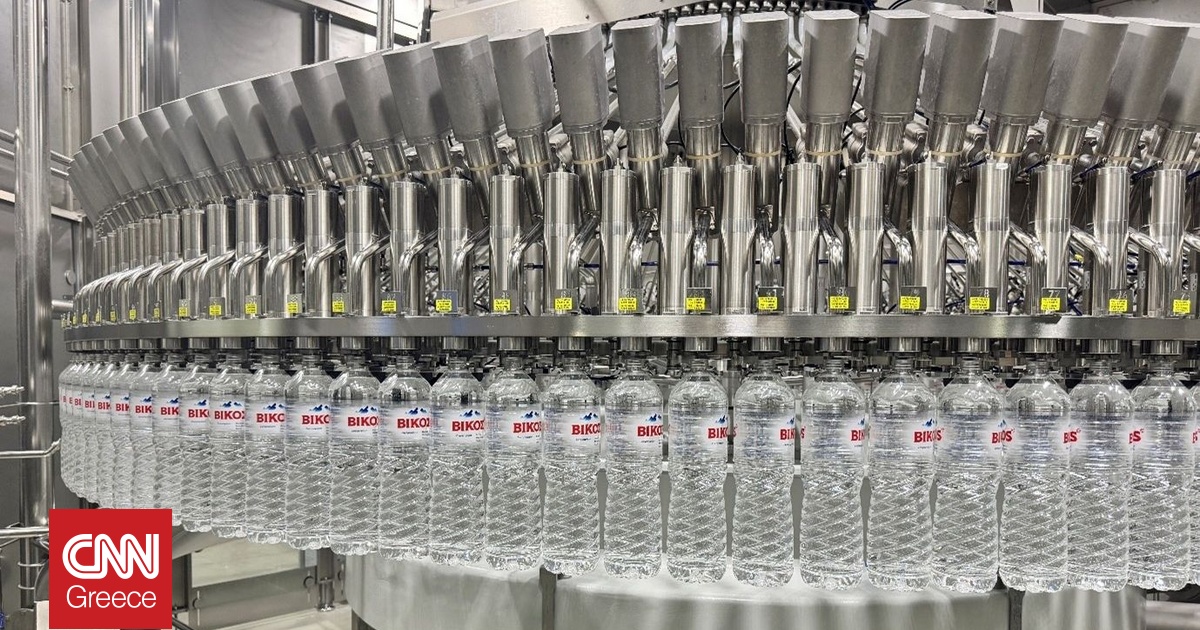 167 εξάδες του 1,5L το λεπτό: Η νέα hyper speed γραμμή εμφιάλωσης στο ΒΙΚΟΣ Plant
