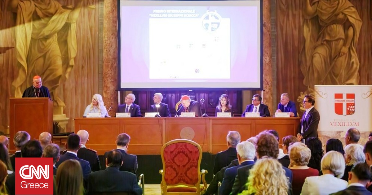 Λαμπερή η 23η Τελετή 2025 των Διεθνών Βραβείων Vexillum – Giuseppe Sciacca στο Βατικανό