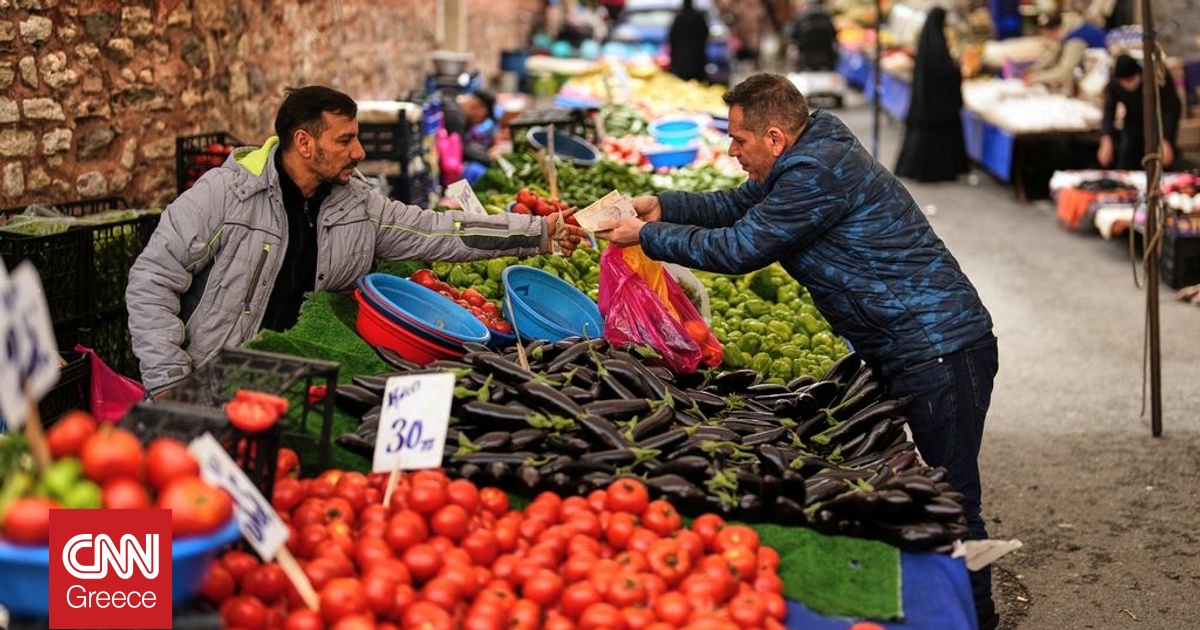 Τουρκία: Αυξήθηκε στο 33,3% ο πληθωρισμός – Ισχυρές πιέσεις σε τρόφιμα, μεταφορές και στέγαση