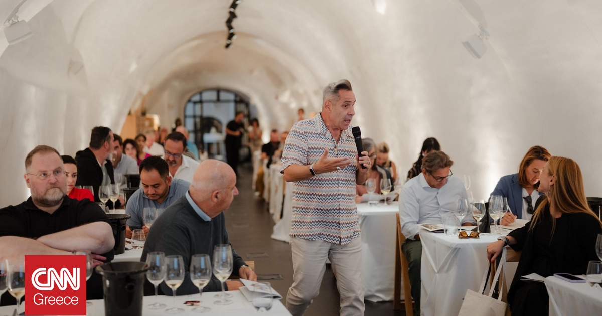 Το κρασί της Σαντορίνης γίνεται η αφορμή για παγκόσμιες οινικές συζητήσεις και όχι μόνο Το κρασί της Σαντορίνης γίνεται η αφορμή για παγκόσμιες οινικές συζητήσεις και όχι μόνο
