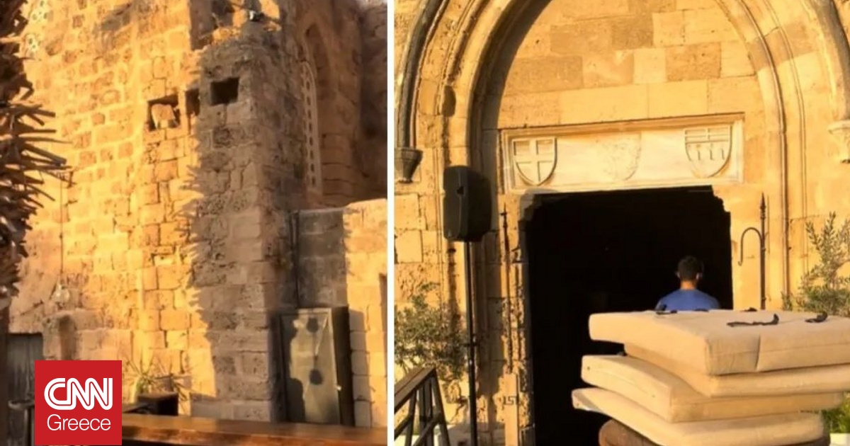 Εκκλησία στην κατεχόμενη Αμμόχωστο μετατράπηκε σε… καφέ-μπαρ Εκκλησία στην κατεχόμενη Αμμόχωστο μετατράπηκε σε… καφέ-μπαρ