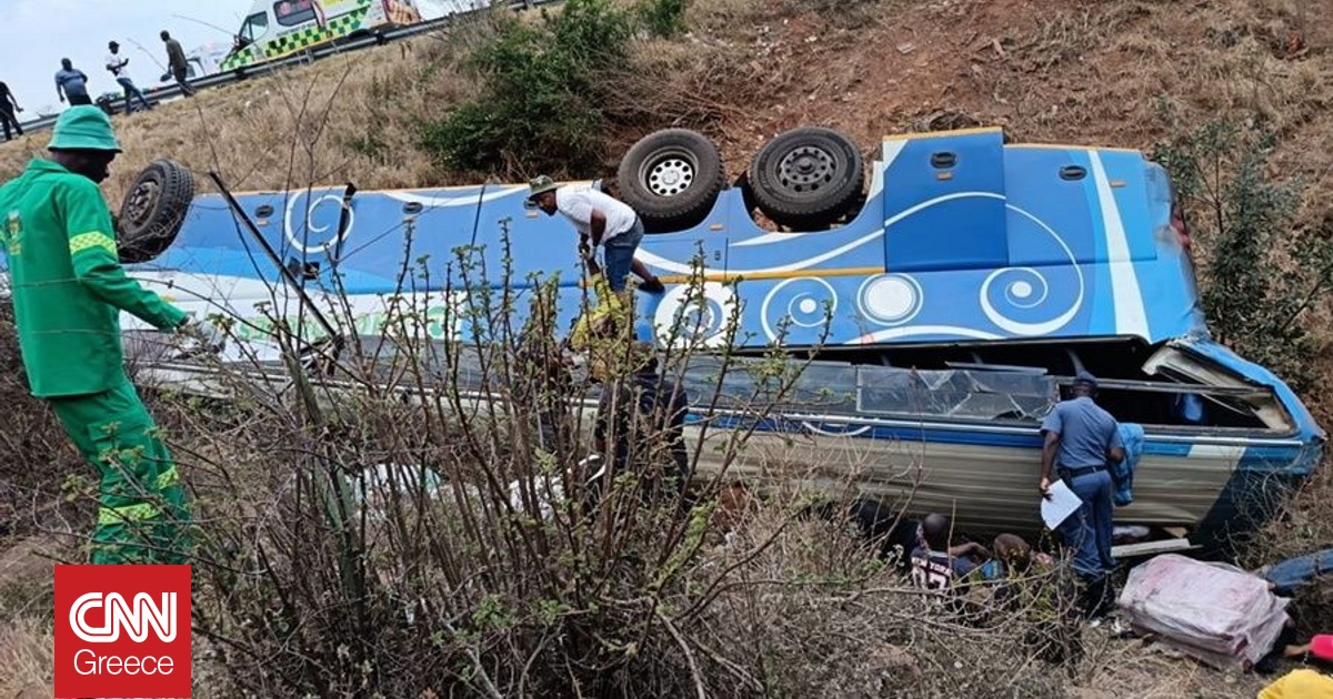 Νότια Αφρική: Τουλάχιστον 42 νεκροί σε δυστύχημα με λεωφορείο