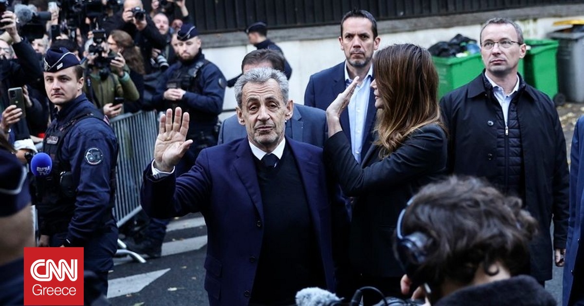 Καρέ καρέ η μετάβαση του Σαρκοζί στην φυλακή - Όσα κατέγραψε ο φακός
