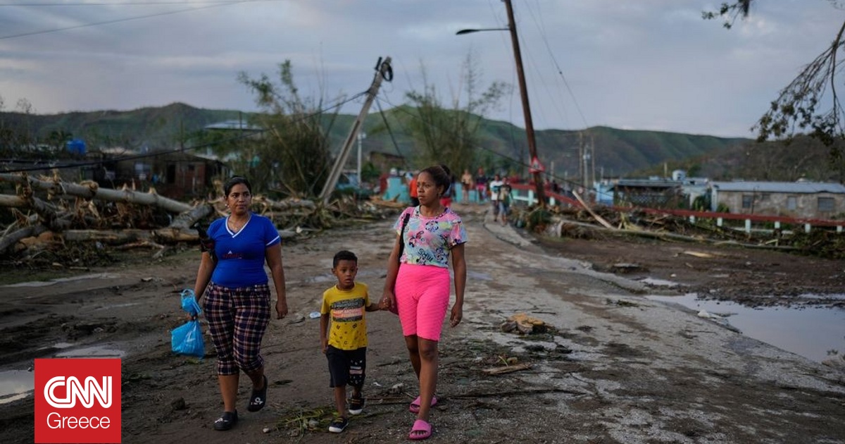 Ο κυκλώνας Μελίσα χτυπά την βόρεια Καραϊβική – Κατευθύνεται προς Βερμούδες Ο κυκλώνας Μελίσα χτυπά την βόρεια Καραϊβική – Κατευθύνεται προς Βερμούδες