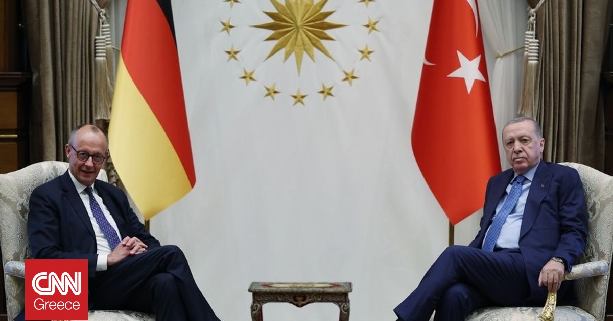 Τα «βρίσκουν» Μερτς και Ερντογάν: «Θέλουμε την Τουρκία στην ΕΕ» είπε ο καγκελάριος Τα «βρίσκουν» Μερτς και Ερντογάν: «Θέλουμε την Τουρκία στην ΕΕ» είπε ο καγκελάριος