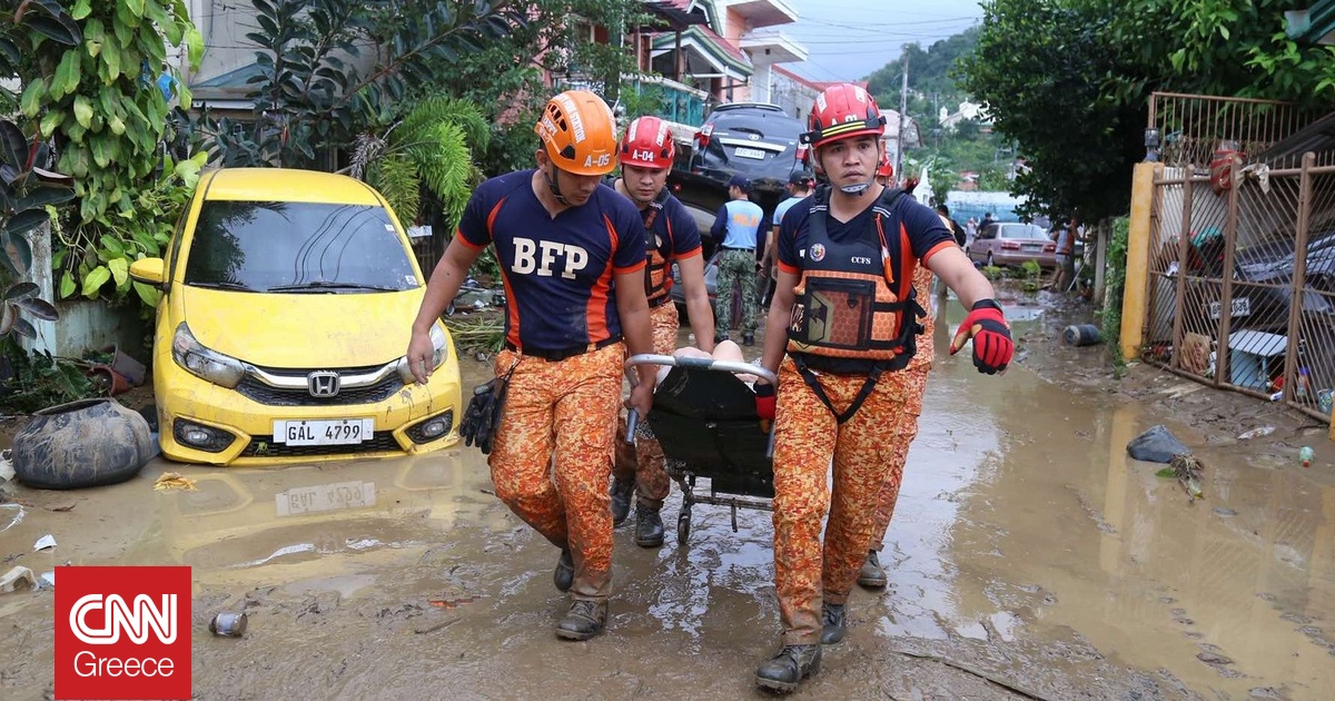 Τυφώνας στις Φιλιππίνες: Αυξάνεται ο αριθμός των θυμάτων – Στους 26 οι νεκροί