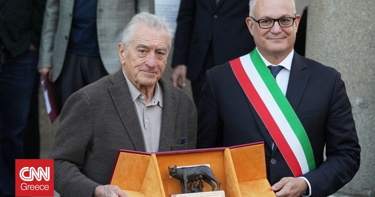 Ρόμπερτ Ντε Νίρο: Bραβεύθηκε με την Λύκαινα του Καπιτωλίου – Η άποψή του για τον Μαμντάνι