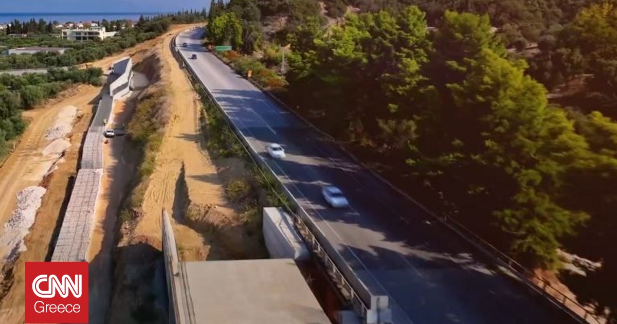 Αντίστροφη μέτρηση για τον οδικό άξονα Πατρών – Πύργου: Δείτε τα εντυπωσιακά πλάνα