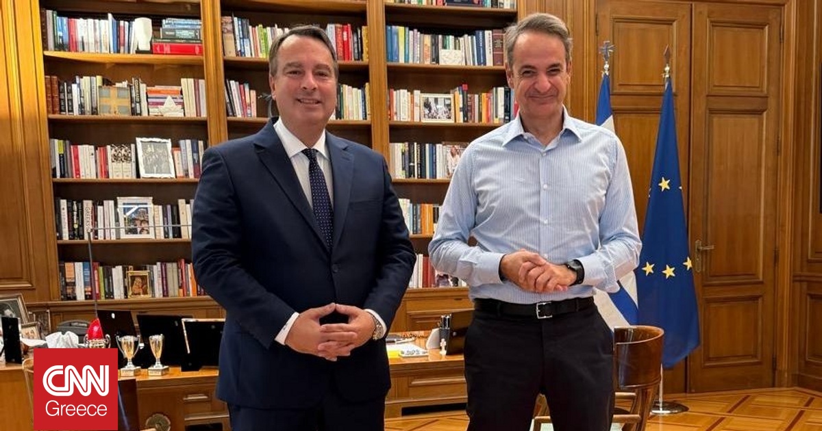 Συνάντηση Μητσοτάκη με τον Θανάση Παπαθανάση για την Αιτωλοακαρνανία και τη νέα στρατηγική εποχή