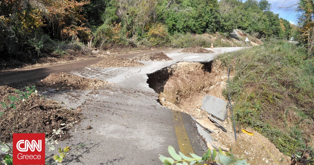 Ιωάννινα: Εικόνες καταστροφής στα Τζουμέρκα μετά την έντονη κακοκαιρία