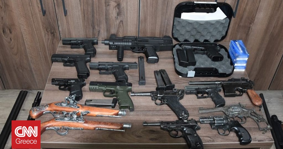 Νέες συλλήψεις στην Κρήτη για όπλα: Καραμπίνες, χιλιάδες φυσίγγια και… ξίφη σε Ρέθυμνο και Χανιά