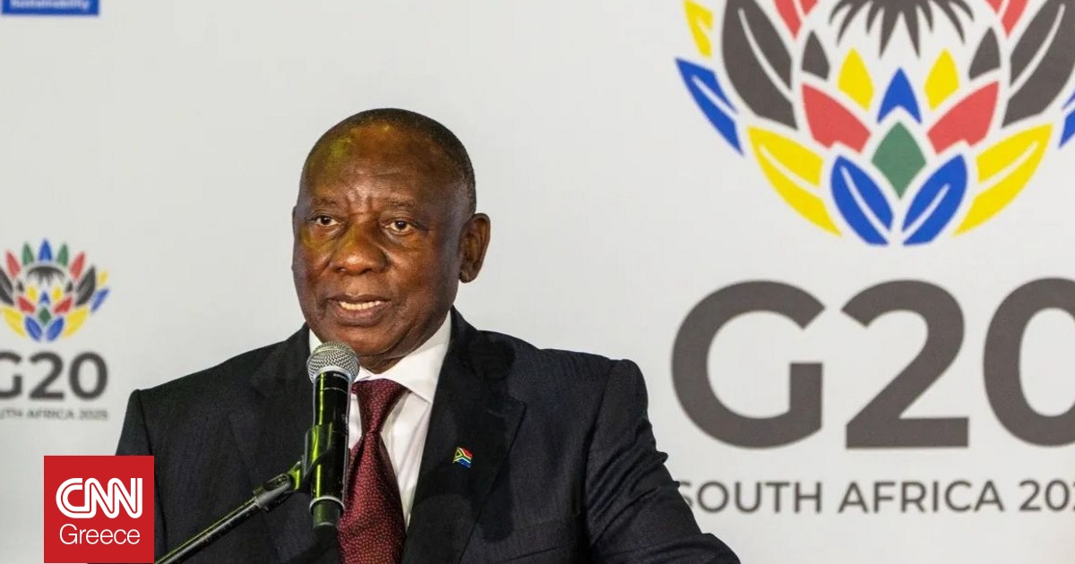 «Λυπηρή» για τον πρόεδρο της Νότιας Αφρικής η απόφαση Τραμπ να μη τον καλέσει στην επόμενη G20