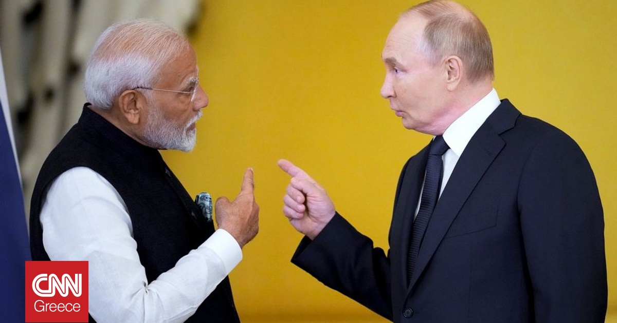 Στην Ινδία ο Πούτιν μετά από πρόσκληση Μόντι – Στο επίκεντρο η ενεργειακή συνεργασία