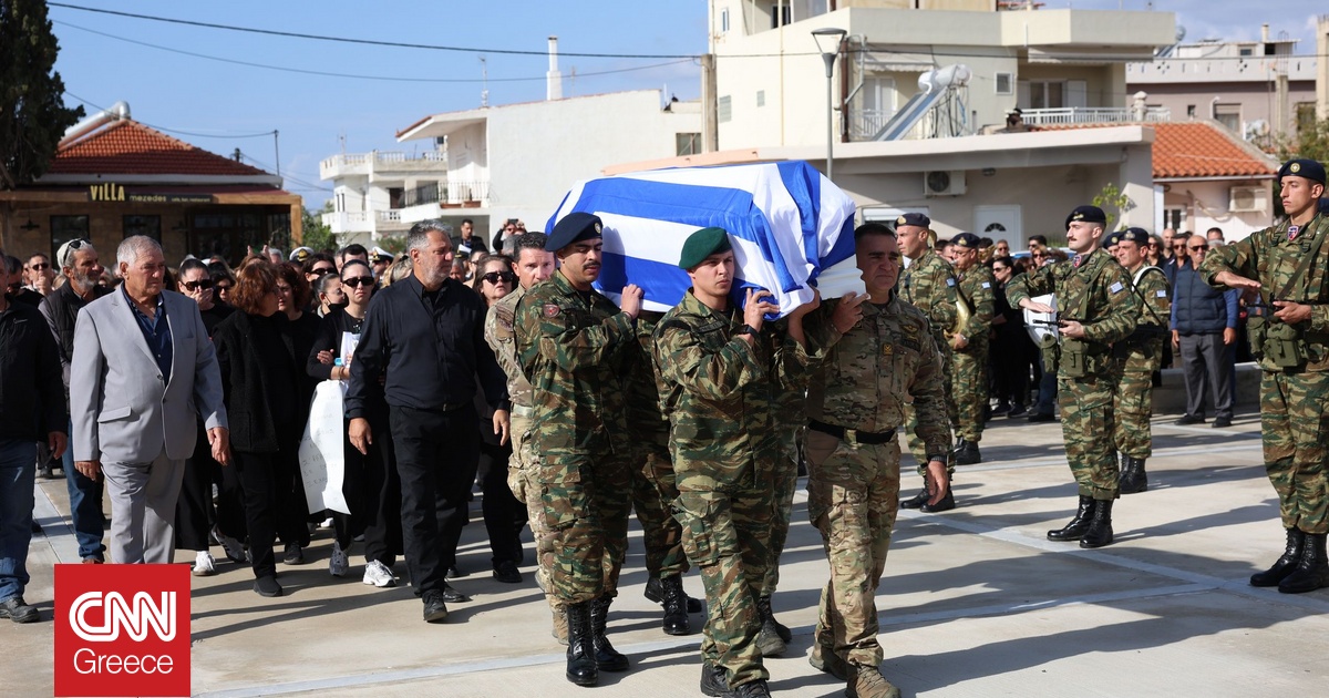 Κρήτη: Οδύνη στην κηδεία του 19χρονου που σκοτώθηκε στο πεδίο βολής στη Ρόδο