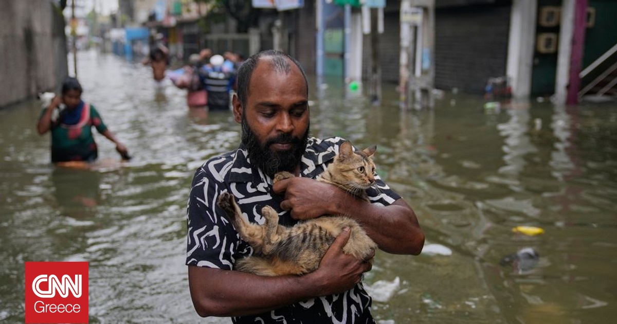 Σρι Λάνκα: Στους 153 οι νεκροί από πλημμύρες λόγω του κυκλώνα Ντίτβα – 191 αγνοούμενοι