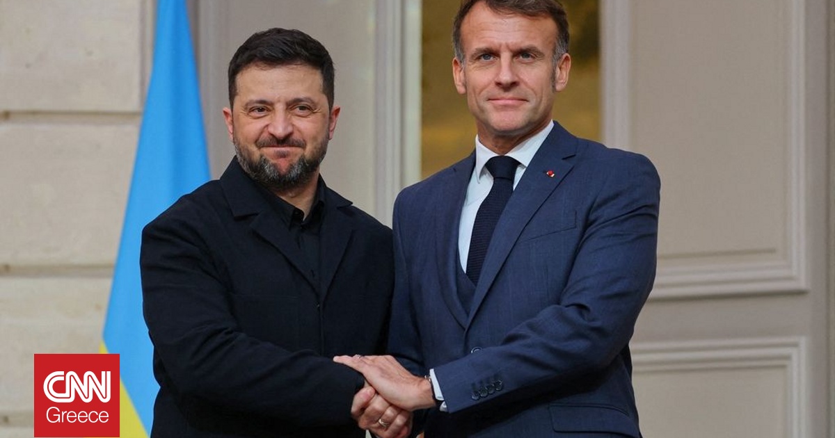 Μακρόν: Μόνο η Ουκρανία μπορεί να αποφασίσει για τα εδάφη της