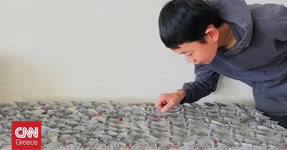 14χρονος κέρδισε βραβείο για οριγκάμι που μπορούν να αντέξουν 10.000 φορές το βάρος τους