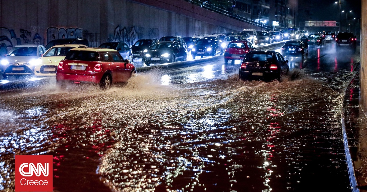Byron: Στο έλεος της κακοκαιρίας το λεκανοπέδιο – Στα Δυτικά τα μεγαλύτερα προβλήματα