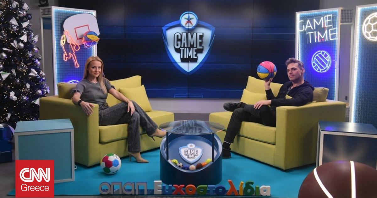 O Γιώργος Παπαγεωργίου στο Game Time στέλνει διπλά χαμόγελα στα παιδιά με τα Ευχοστολίδια του ΟΠΑΠ