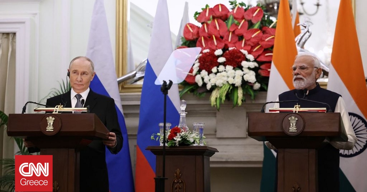 Πούτιν: Η Ρωσία θα συνεχίσει να παραδίδει πετρέλαιο στην Ινδία παρά τις αντιδράσεις των ΗΠΑ