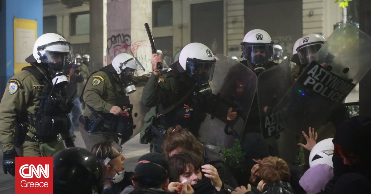 Επεισόδια στο κέντρο της Αθήνας – Χημικά και κρότου λάμψης από την ΕΛΑΣ