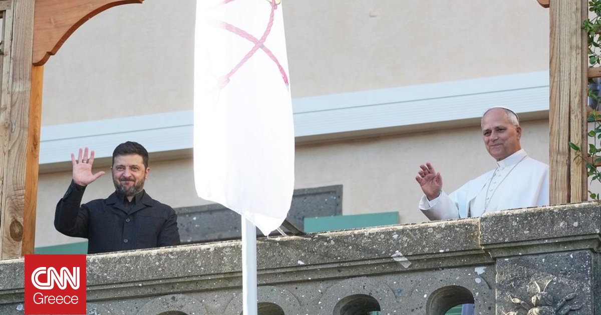 Ο Πάπας Λέων προτρέπει για «συνέχιση του διαλόγου» μετά τη συνάντησή του με τον Ζελένσκι