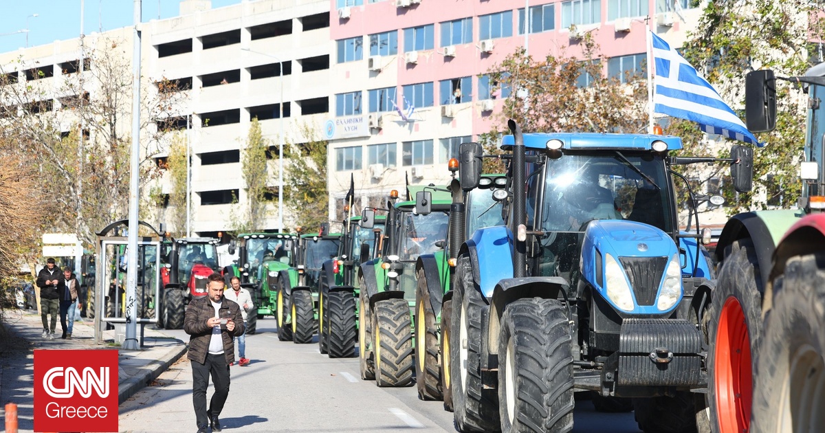 Οι αγρότες μπήκαν με τα τρακτέρ στο λιμάνι της Θεσσαλονίκης – Σχέδιο αποκλεισμού για τρεις ώρες