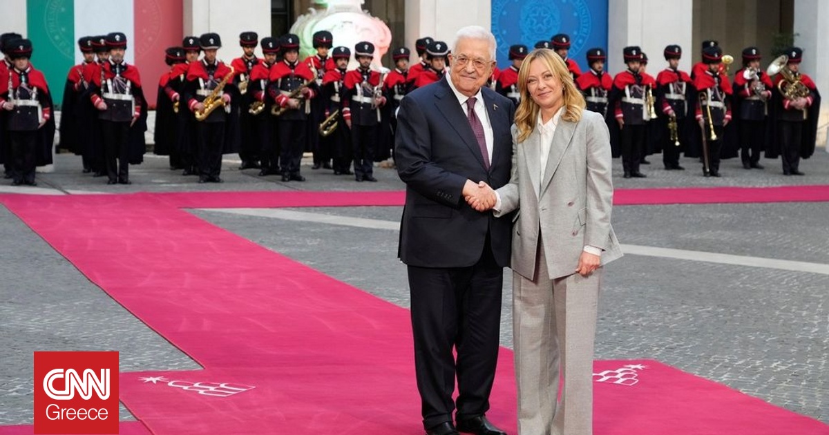 Συνάντηση Μελόνι-Αμπάς: Αποφασισμένη η Ιταλία για τη σταθεροποίηση και ανοικοδόμηση της Γάζας