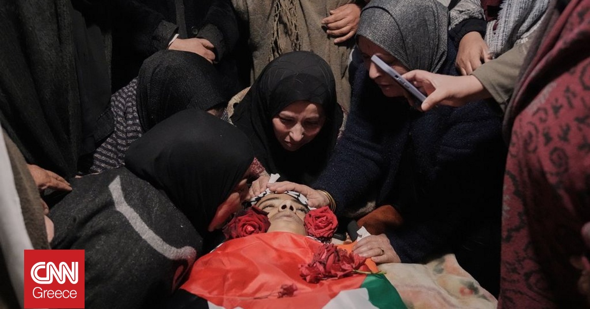 Ισραηλινός έποικος σκότωσε 16χρονο Παλαιστίνιο στη Δυτική Όχθη