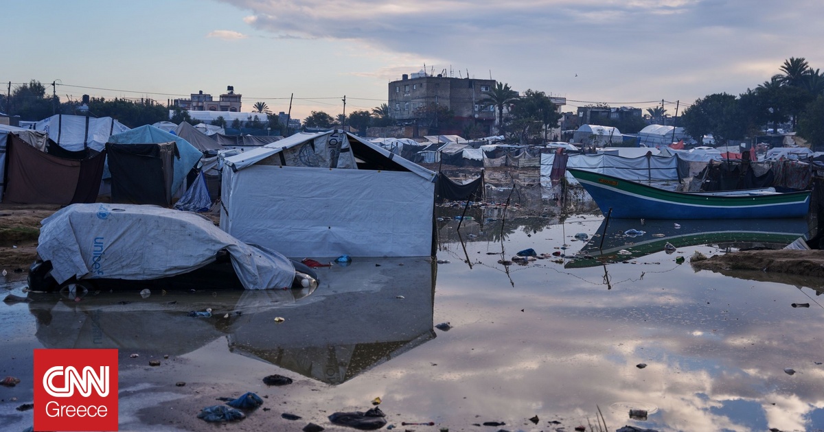 Γάζα: Σφοδρές βροχοπτώσεις επιδεινώνουν την ανθρωπιστική κρίση – Συναγερμός από τον ΟΗΕ