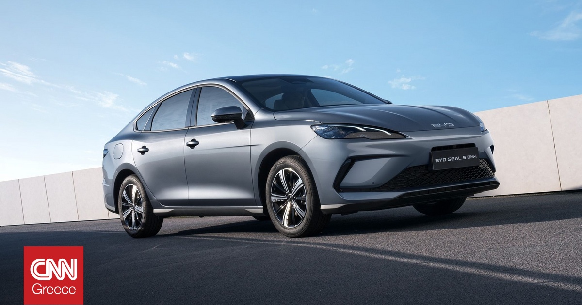 To νέο BYD Seal 5 DM-i είναι ένα κλασικό σεντάν