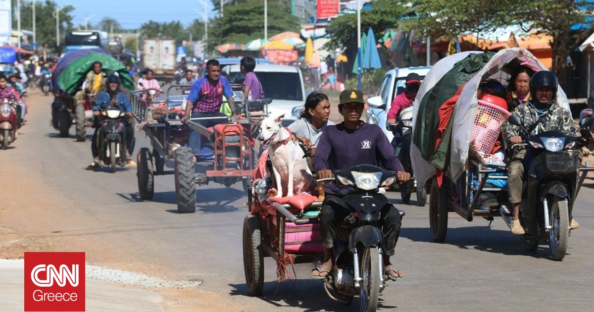 Καμπότζη: Πάνω από 500.000 εκτοπισμένοι εξαιτίας των εχθροπραξιών με την Ταϊλάνδη