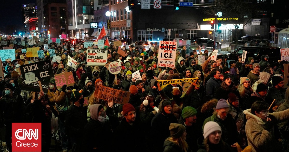 ΗΠΑ: Μεγάλες ολονύχτιες διαδηλώσεις στην Μινεάπολη ενάντια στην δολοφονία αμερικανίδας από την ICE