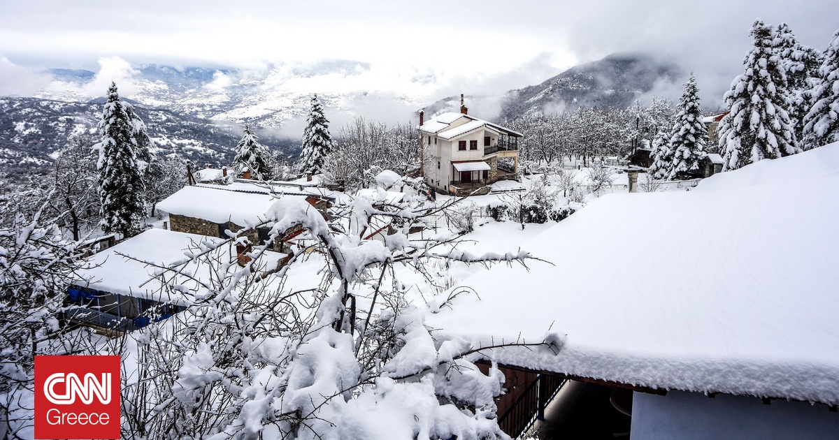 Στην κατάψυξη η χώρα: «Βουτιά» στους -15 έκανε ο υδράργυρος, ποιες περιοχές ντύθηκαν στα «λευκά»