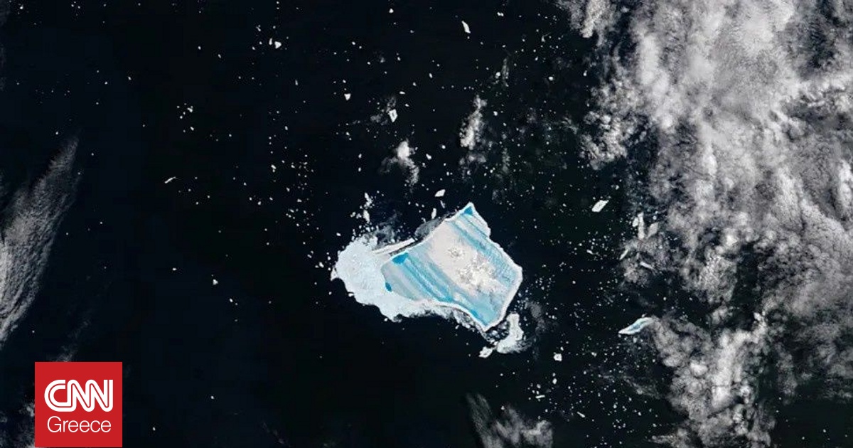 Ήρθε το τέλος για το άλλοτε «μεγαλύτερο παγόβουνο του κόσμου» – Έγινε γαλάζιο και «σβήνει»