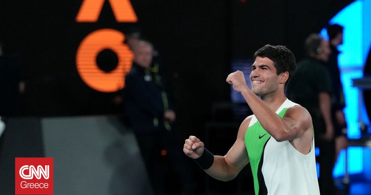 &Omicron; &Alpha;&lambda;&kappa;&alpha;&rho;ά&theta; &nu;ί&kappa;&eta;&sigma;&epsilon; &tau;&omicron;&nu; &Tau;&zeta;ό&kappa;&omicron;&beta;&iota;&tau;&sigmaf; &kappa;&alpha;&iota; έ&gamma;&rho;&alpha;&psi;&epsilon; &iota;&sigma;&tau;&omicron;&rho;ί&alpha; &sigma;&tau;&omicron; Australian Open