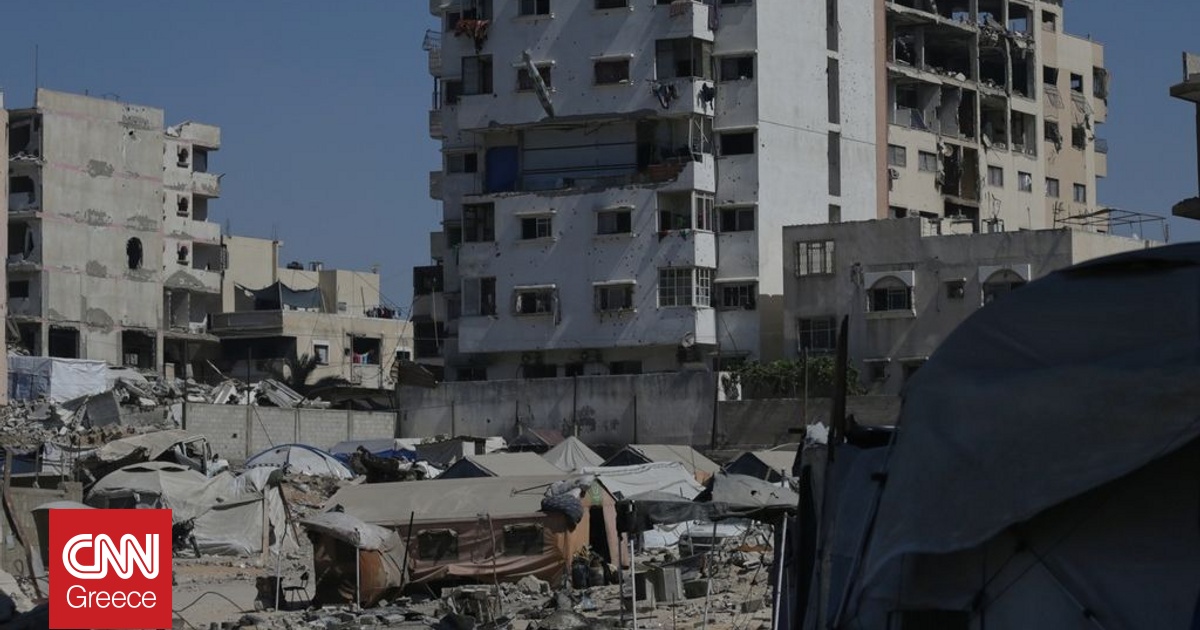 &Tau;&omicron;&upsilon;&lambda;ά&chi;&iota;&sigma;&tau;&omicron;&nu; &epsilon;&nu;&nu;έ&alpha; &Pi;&alpha;&lambda;&alpha;&iota;&sigma;&tau;ί&nu;&iota;&omicron;&iota; &sigma;&kappa;&omicron;&tau;ώ&theta;&eta;&kappa;&alpha;&nu; &sigma;&tau;&eta; &Gamma;ά&zeta;&alpha; &alpha;&pi;ό &iota;&sigma;&rho;&alpha;&eta;&lambda;&iota;&nu;&omicron;ύ&sigmaf; &beta;&omicron;&mu;&beta;&alpha;&rho;&delta;&iota;&sigma;&mu;&omicron;ύ&sigmaf;