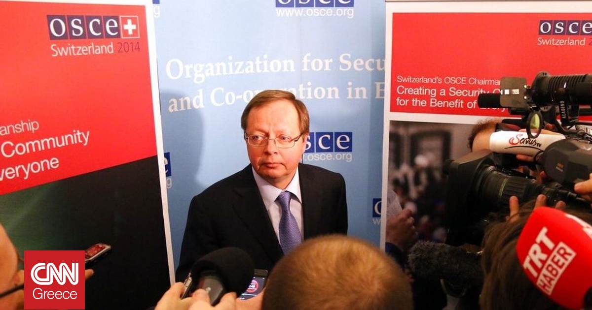 &laquo;&Tau;&omicron; &Iota;&rho;ά&nu; &delta;&epsilon;&nu; &epsilon;ί&nu;&alpha;&iota; &sigma;ύ&mu;&mu;&alpha;&chi;&omicron;&sigmaf;, &delta;&epsilon;&nu; &epsilon;ί&mu;&alpha;&sigma;&tau;&epsilon; &omicron;&upsilon;&delta;έ&tau;&epsilon;&rho;&omicron;&iota; &sigma;&tau;&omicron;&nu; &pi;ό&lambda;&epsilon;&mu;&omicron;&raquo;, &lambda;έ&epsilon;&iota; &omicron; &Rho;ώ&sigma;&omicron;&sigmaf; &pi;&rho;έ&sigma;&beta;&eta;&sigmaf; &sigma;&tau;&eta; &Beta;&rho;&epsilon;&tau;&alpha;&nu;ί&alpha;