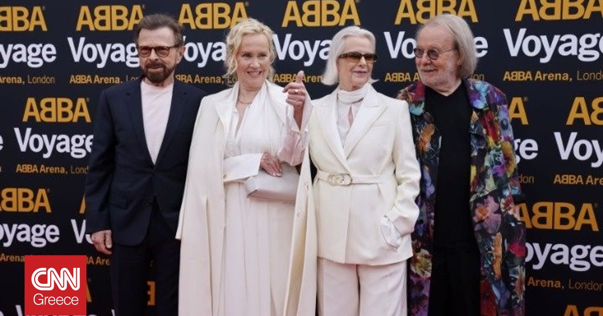 &Mu;&omicron;&upsilon;&sigma;&iota;&kappa;ό &pi;&rho;ό&gamma;&rho;&alpha;&mu;&mu;&alpha; ABBA &sigma;&tau;&omicron; &Lambda;&omicron;&nu;&delta;ί&nu;&omicron;: &laquo;&Epsilon;&nu;&theta;&alpha;&rho;&rho;ύ&nu;&omicron;&nu;&tau;&alpha;&sigmaf; &tau;&omicron;&upsilon;&sigmaf; &nu;έ&omicron;&upsilon;&sigmaf; &sigma;&tau;&iota;&sigmaf; &pi;&alpha;&rho;&alpha;&sigma;&tau;&alpha;&tau;&iota;&kappa;έ&sigmaf; &tau;έ&chi;&nu;&epsilon;&sigmaf;&raquo;