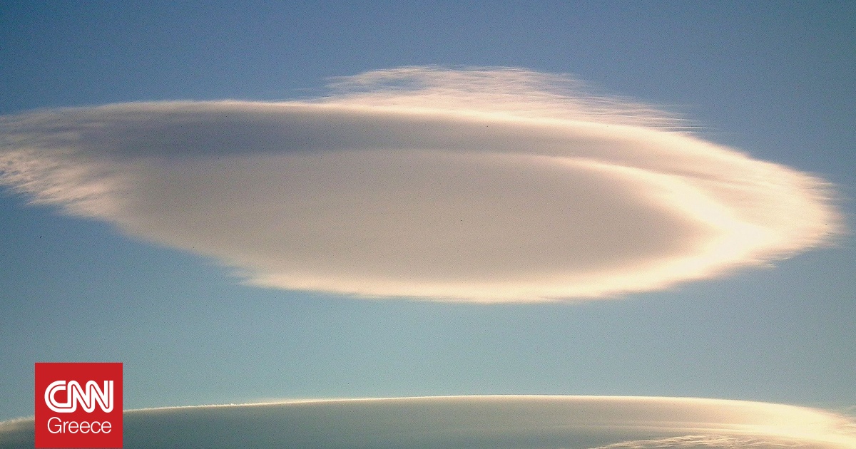 «Ψαροκόκαλο» νεφών και «UFO» πάνω από Εύβοια και Άνδρο – Η εξήγηση Κολυδά για τα σπάνια φαινόμενα