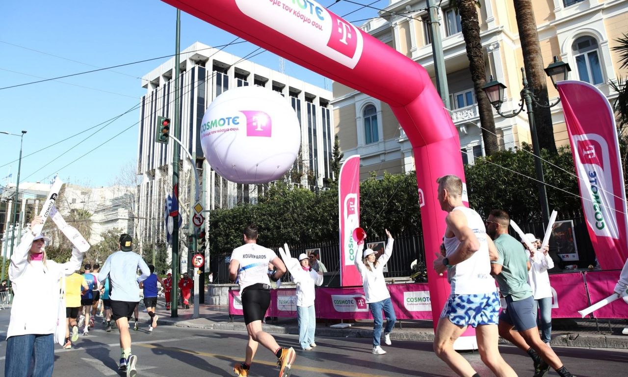 14ος Ημιμαραθώνιος της Αθήνας: Δυναμικό παρών έδωσε η COSMOTE TELEKOM ως Μεγάλος Χορηγός