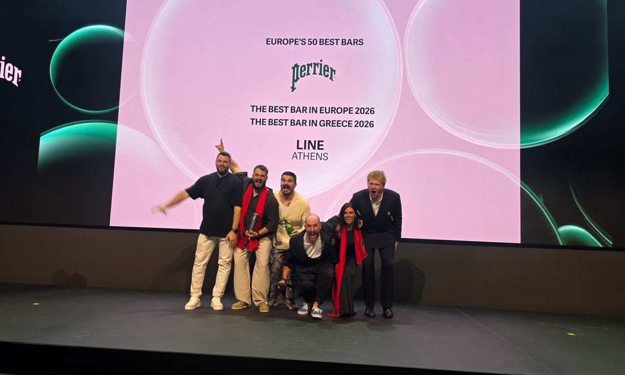 To ελληνικό Line ανακηρύχθηκε το καλύτερο μπαρ της Ευρώπης στα πρώτα Europe’s 50 Best Bars
