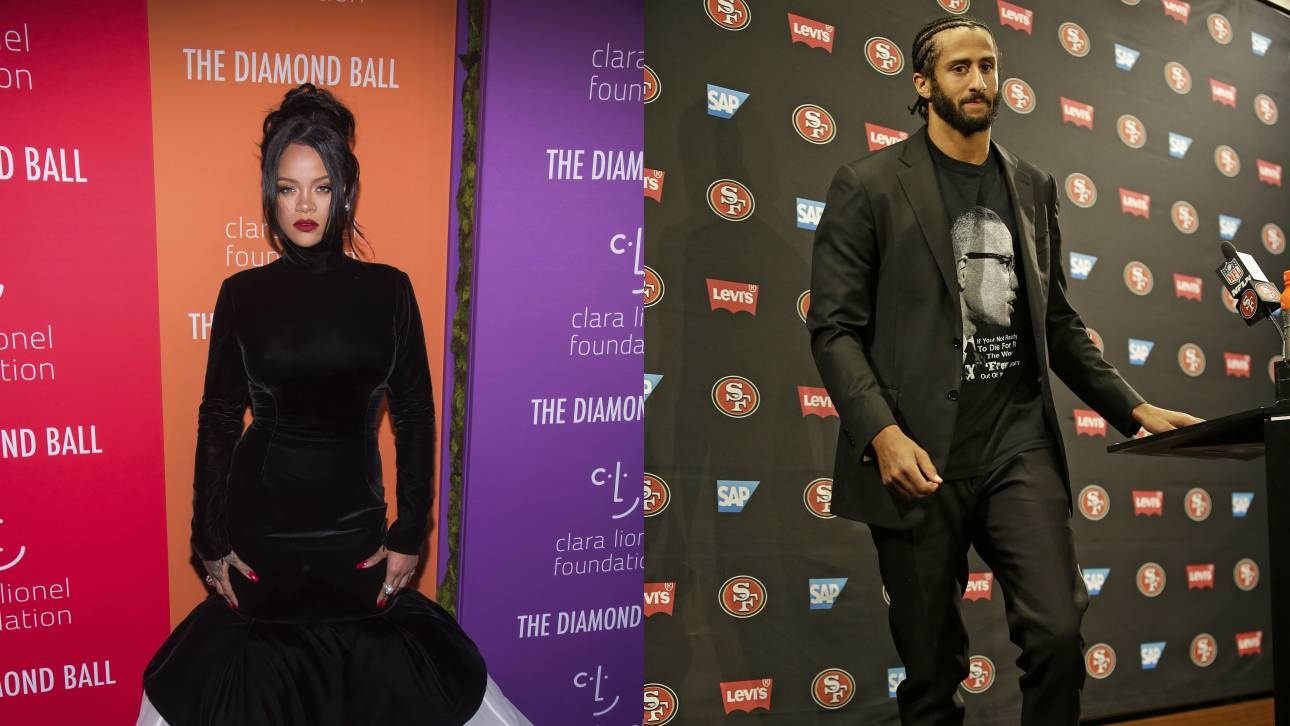 H Rihanna απέρριψε πρόσκληση του Super Bowl για χάρη του Κόλιν Καπέρνικ