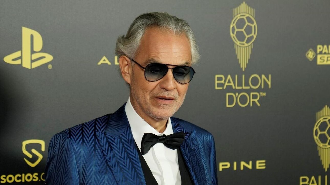 Ο Andrea Bocelli στην 66η Τελετή Απονομής της Χρυσής Μπάλας